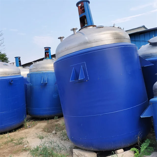 Customized stainless steel vacuum reaction vessel, vertical 5-ton industrial liquid reaction tank