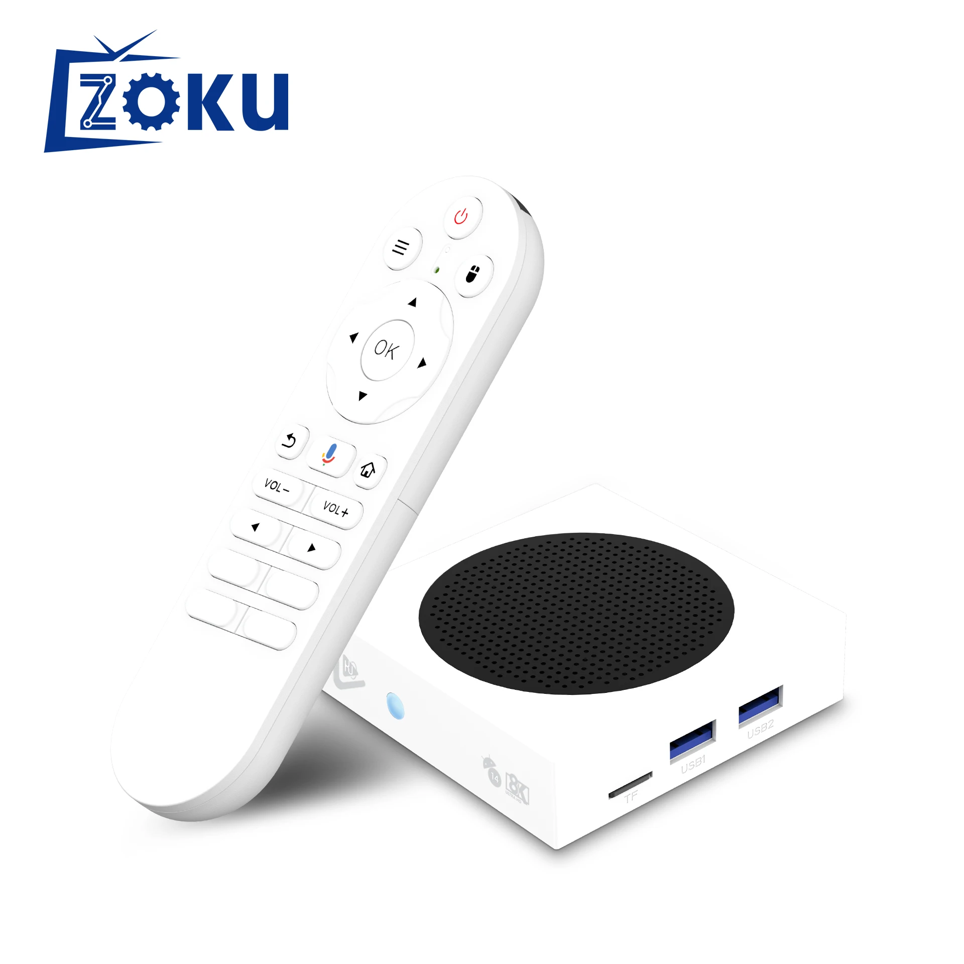 ZOKU C5PRO Set Top Tv Box - Android 14, 8K, Dual Wifi
