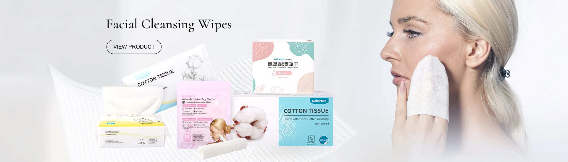 Winner Medical Co., Ltd. - Cotton Facial Tissue, Organic Cotton Pad