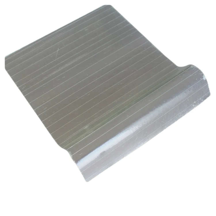 Glass fiber reinforced sheet plastic corrugated sheet white