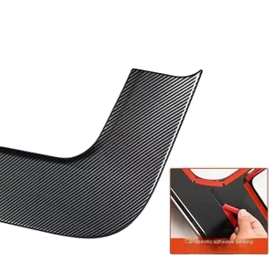 For Equation Leopard 8 Door Anti-kick Plate Full-coverage Protective Pad Carbon Fiber Texture Interior Decoration Modification