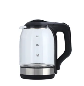 Hot Selling 1500W Cordless Digital Electric Glass Kettle with Quick-Boiling for Home Hotel Household or Camping