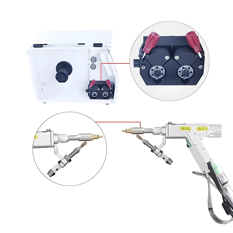 For Raytools Handheld Welding Machine Multi-Functional Automatic Wire Feeder Universal Parts Cleaning with 1064nm Wavelength