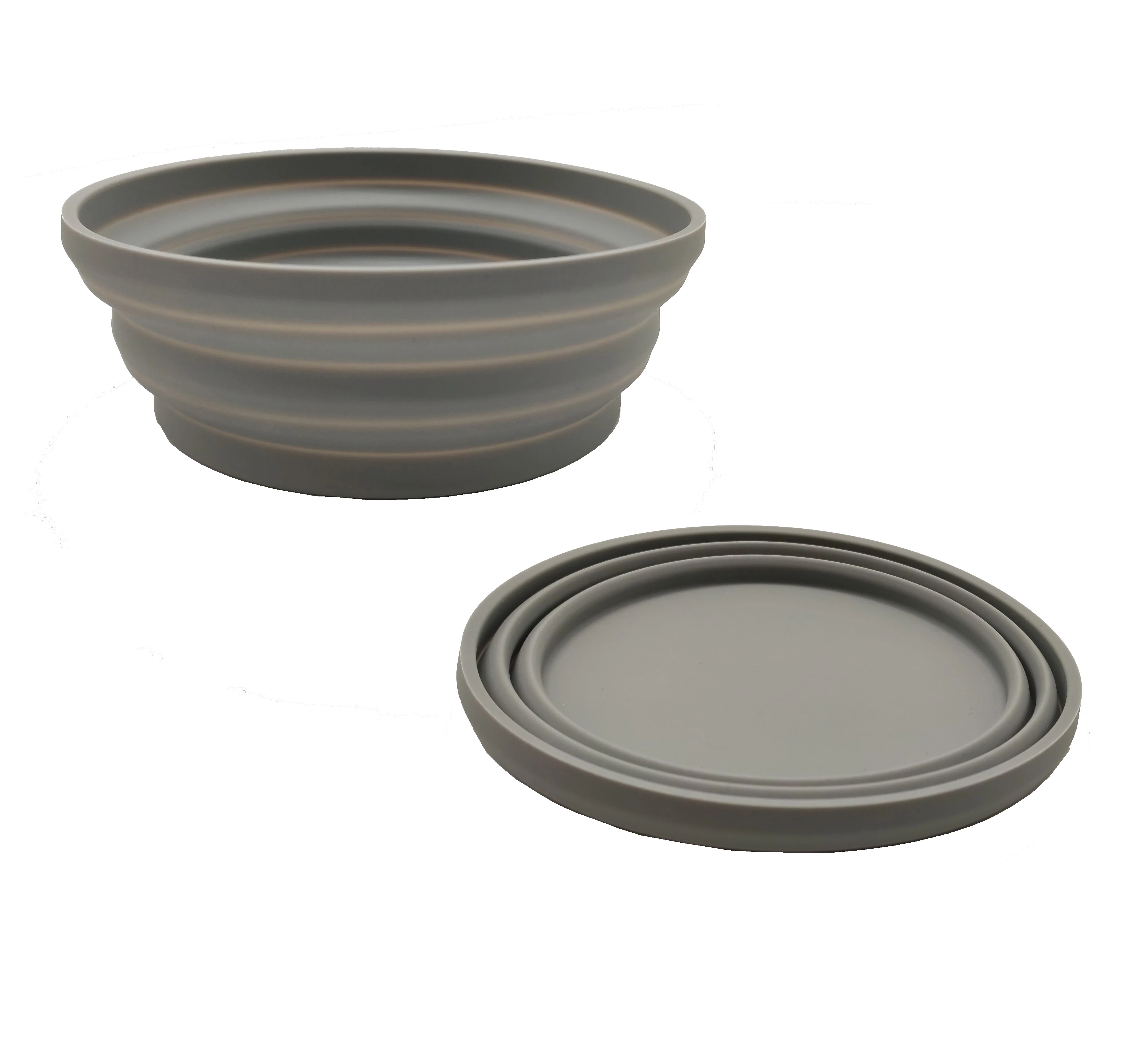 Silicone Expandable Collapsible Salad Bowl for Travel Camping Hiking