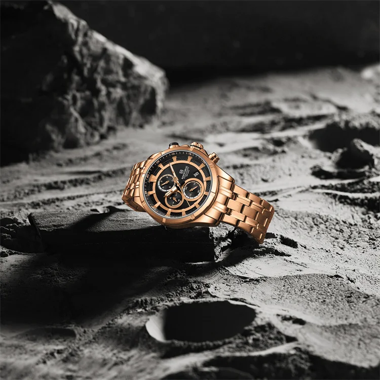 NAVIFORCE 8046 RGBRG - Stylish Men's Watch with Quartz Movement