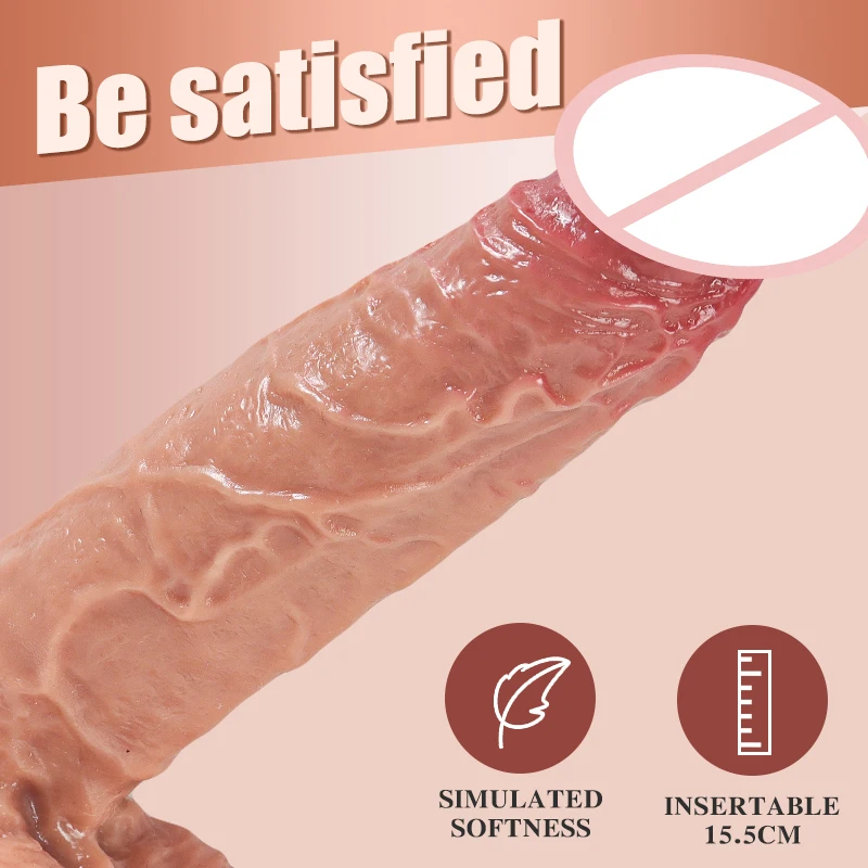 Adult Masturbation Simulation Skin Color Raised Texture Penis Stimulate Vagina Sex Toy for Women and Men Pene