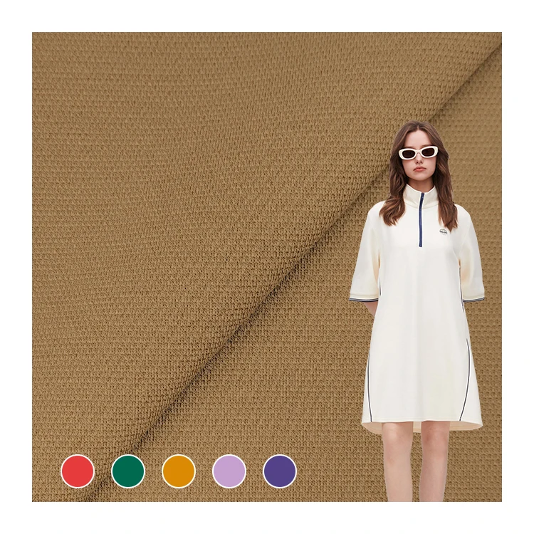 Fashion Style Stretch Knit Scuba Fabric, New Trend Cotton Polyester Material Pique Scuba Fabric/