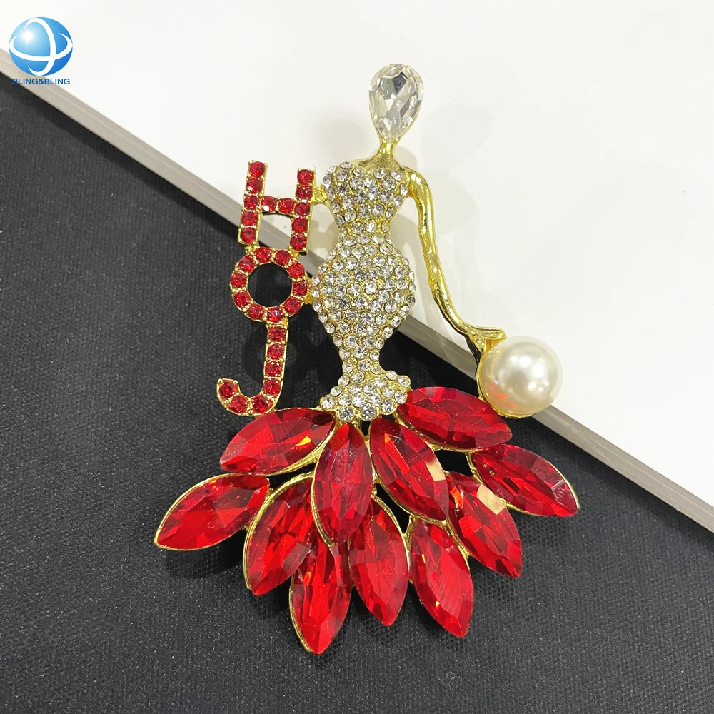 chinese dress ladies Authentic! Christian Dior 18k Yellow Gold Diamond Lapis Lady Dior Brooch  Pendant