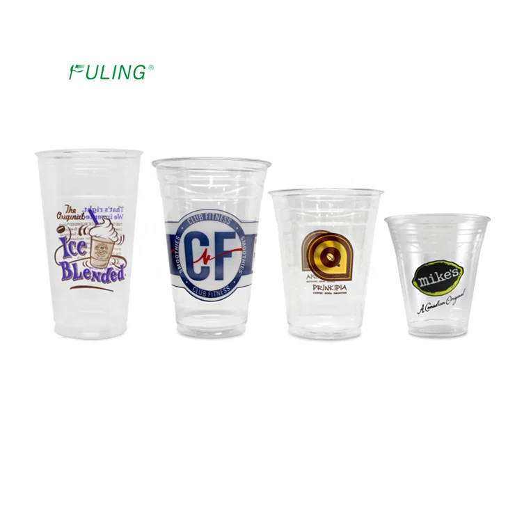 Full Color Clear Plastic Cups - Kick Print