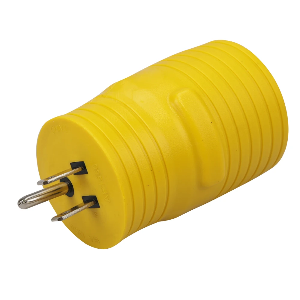H10442 3 Prong 15 Amp To 50 Amp Rv Adapter Plug With Locking Connector