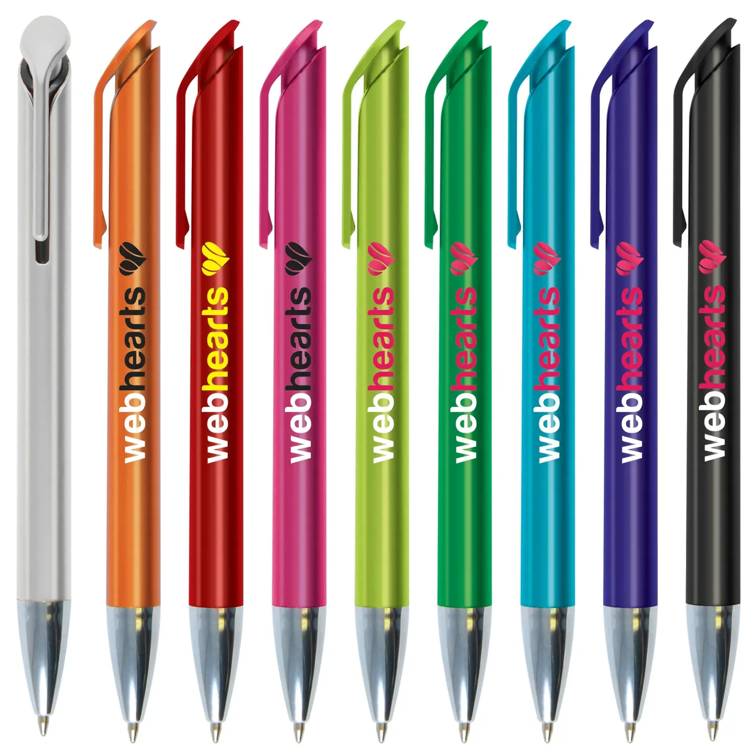 Simple Cheap Normal Plastic Promotional Ballpoint Pens-customized logo Full  Color Digital UV Sublimation Printing Ball Pens