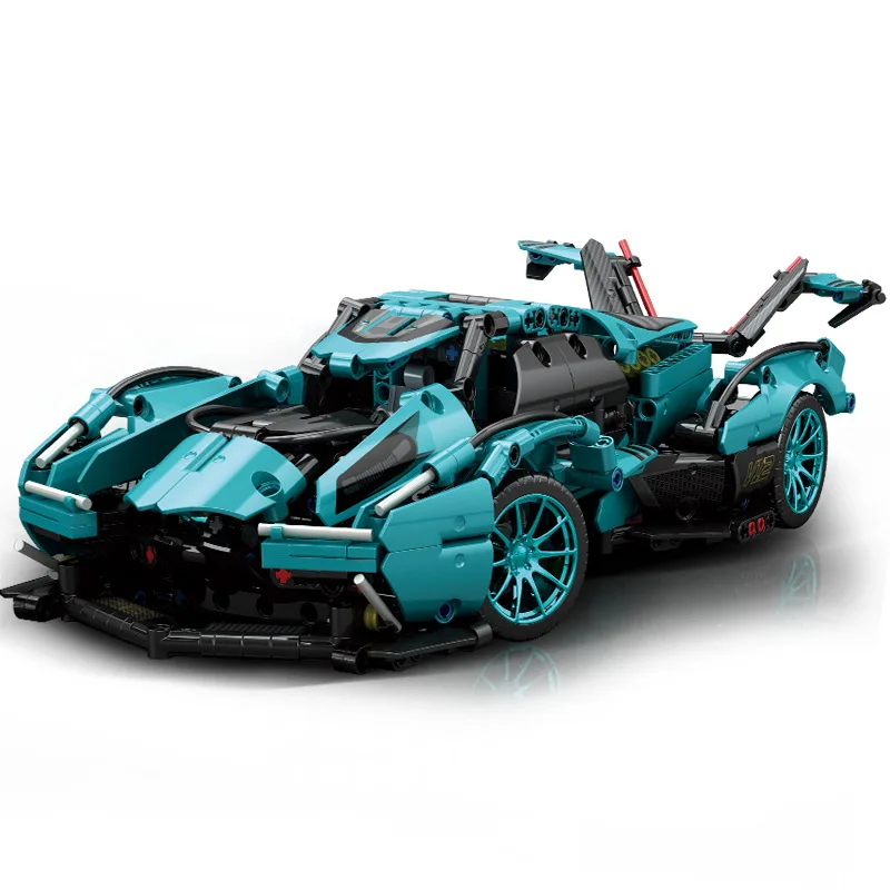 City Sports Car Technical Super Racing Building Blocks Classical Sport Racer Mechanical Vehicle Bricks Toys