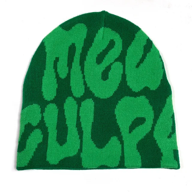 Factory Directly Sale Low Moq All Over Print Y2k Style Winter Skull Cap ...