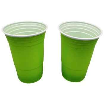 Disposable party beverage juice cups custom colored plastic beer