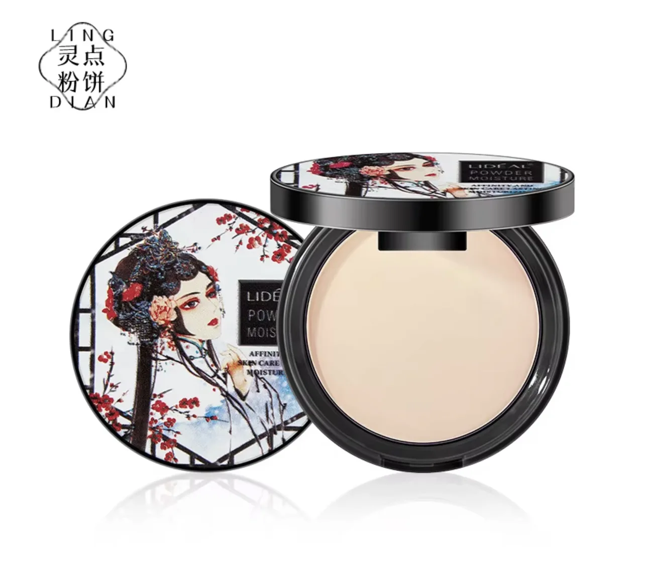 LIDEAL  Silk Chinese Palace  Moisturizer Concealer Oil-control Pressed Powder Foundation