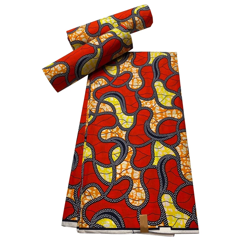 Cheap African Ankara Fabric Wax Prints Hollandais Real Wax Cotton Cloth Material