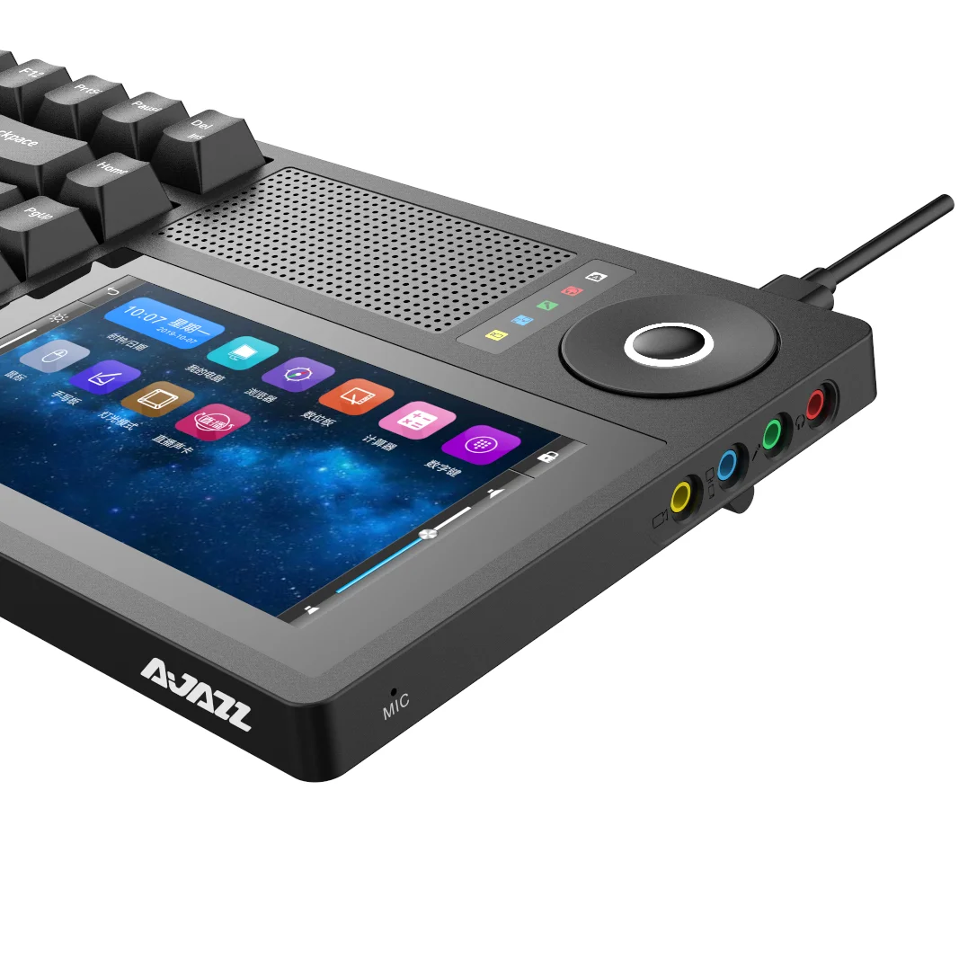 AJAZZ Hot Sale AK84 Ergonomic wired Multimedia Mechanical Keyboard FCC CE 741211