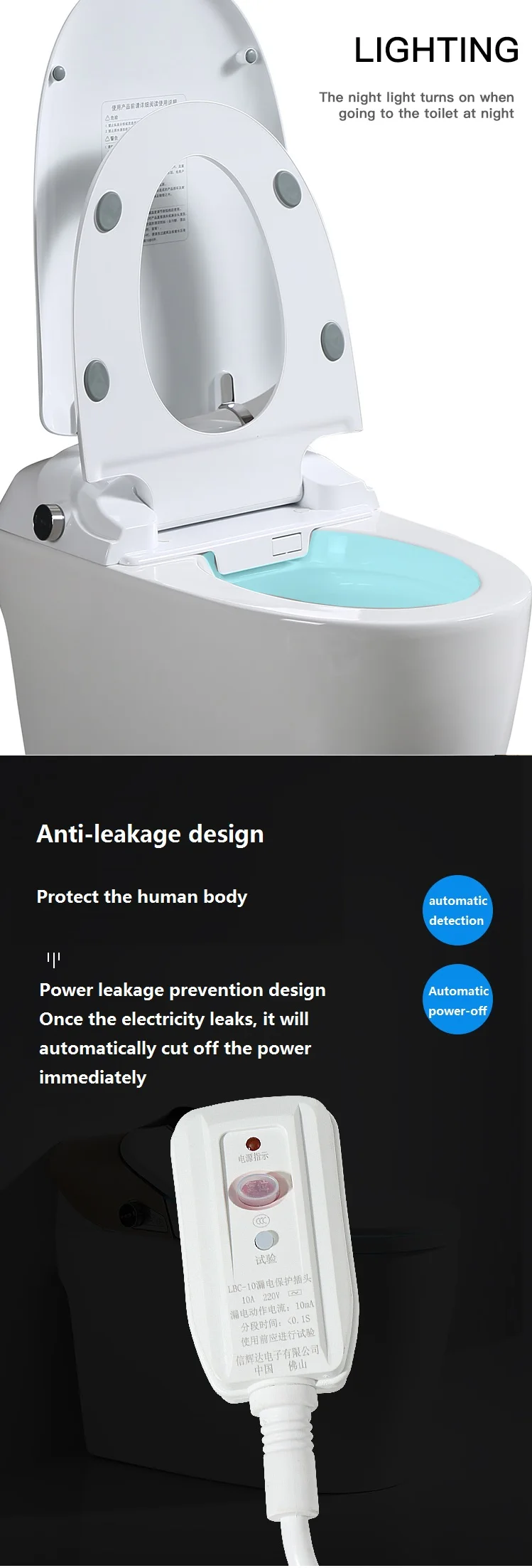 product hot selling sanitary ware electric heated auto flush toilet bowl ceramic intelligent automatic smart toilet with bidet-21
