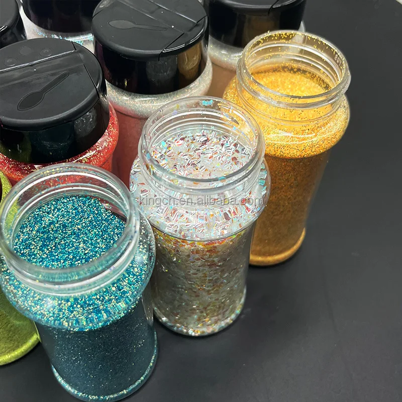 product bulk 2oz bags bubble beads glitter wholesale polyester glitter eco friendly for nails art resin crafts iridescent rainbow-9