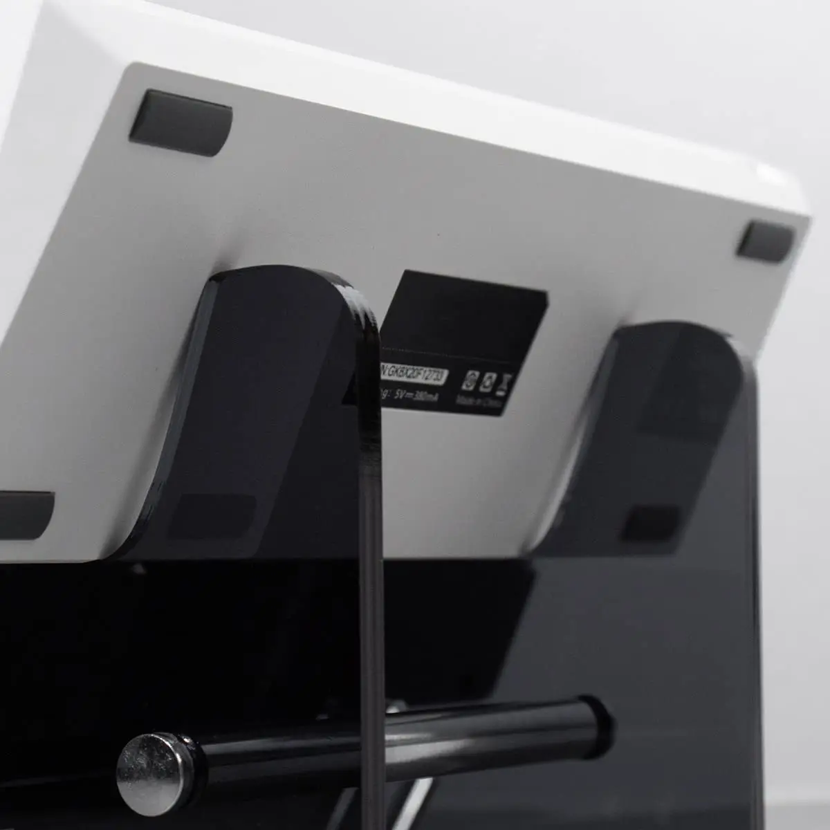 Présentoir Clavier Mécanique Blanc - Support 3 Claviers Acrylique Transparent