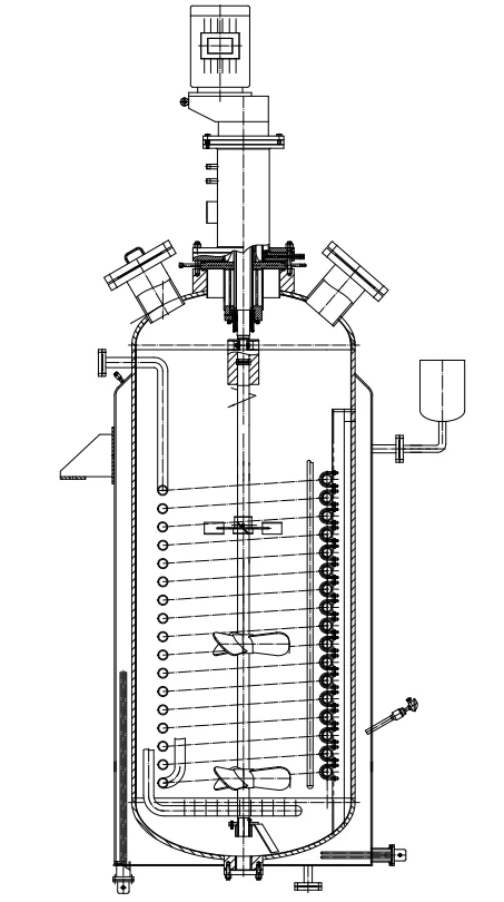 Whgcm New Enameled Reactor Explosion Proof Reactor Hydrodynamic 