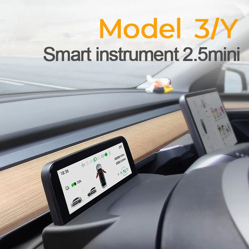 Tesla Model Model Y Heads Up Display Carplay Android Auto Hud