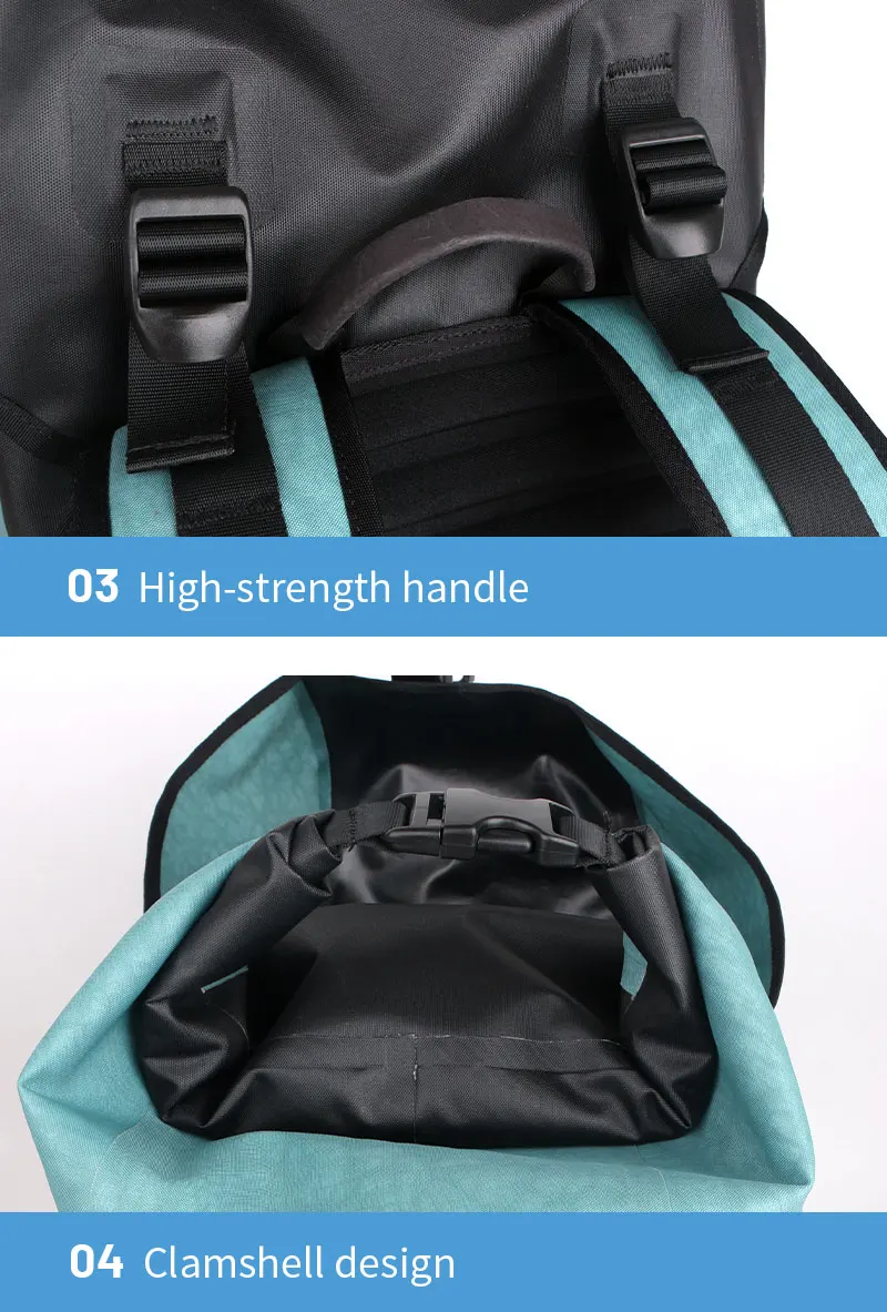Outdoor Camping Waterproof Rolltop Backpack Safe and Durable Anti Theft Backpack Waterproof Backpack