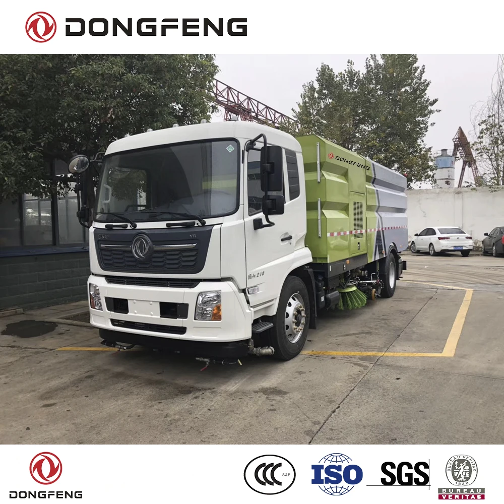 Source Уборочная машина Dongfeng 4x2 LHD грузоподъемностью 18 тонн с  функцией Мойки под высоким давлением воды on m.alibaba.com