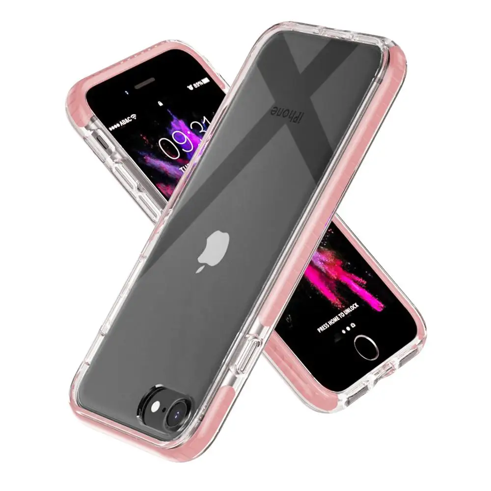 Tpu Bumper And Pc Back Air Cushion Shockproof Clear Case Cover For Iphone 7 8 7plus 8plus Mobile Phone Cases Buy Tpu Case For Iphone7g 8g Clear Anti Shock Case For Iphone Product