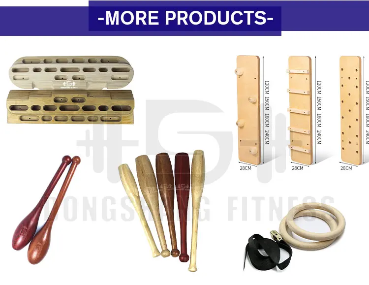 Dongshang Wooden Macebell Indian Clubs Exercise Clubbell For Shoulder Stretching Conditioning