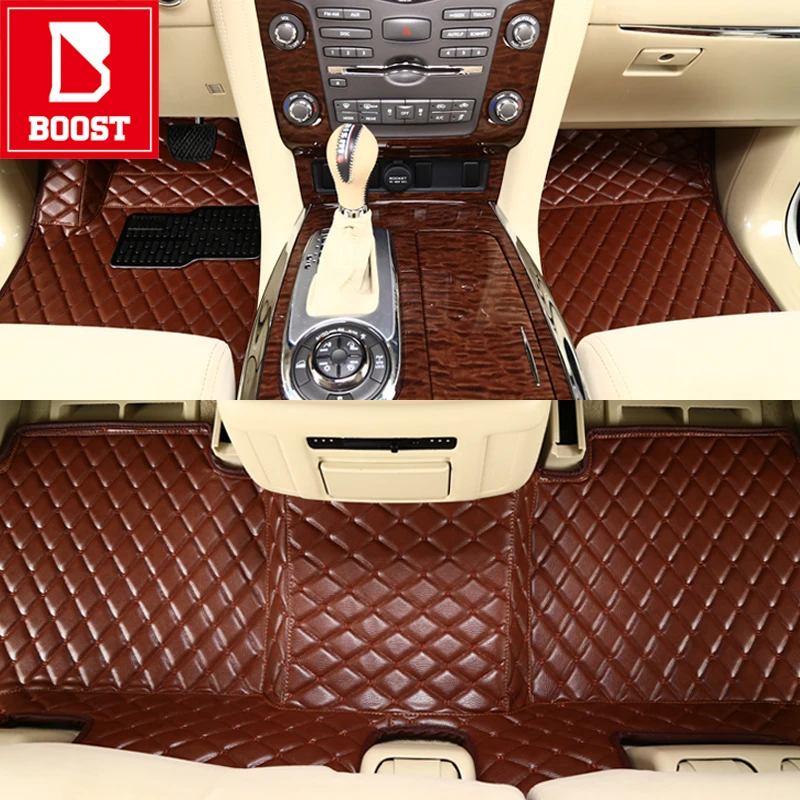 Водонепроницаемые коврики для Volvo XC90 2014-2017 автомобильные напольные с левым рулем