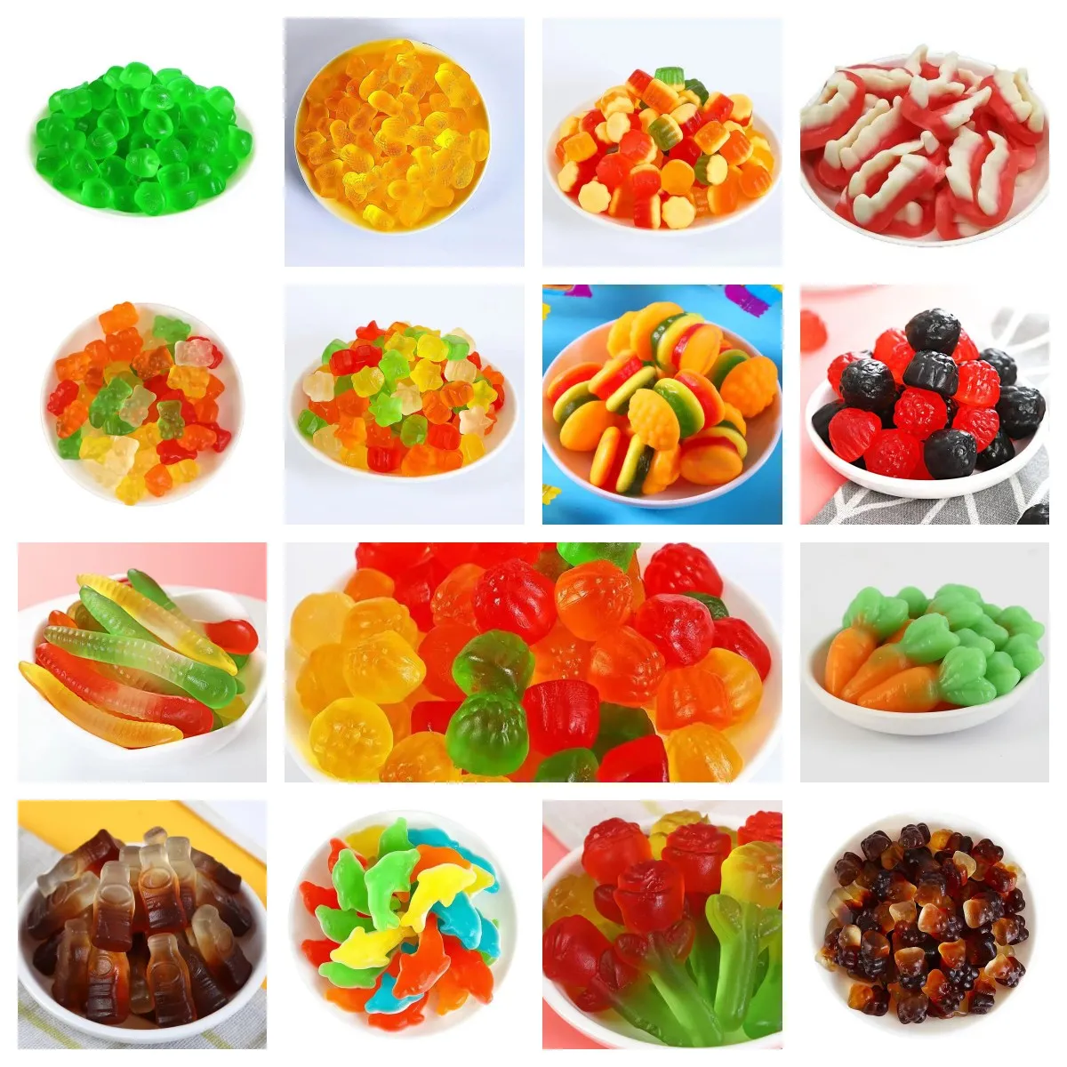 Funny Tooth Shape Fruit Shape Soft Candy Halloween Gummy Candy Halloween Vampire Scare Funny Teeth Shaped Jelly Gummy Candy
