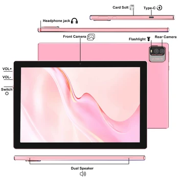 PEICHENG Android 13.0 Tablet PC, 10.1
