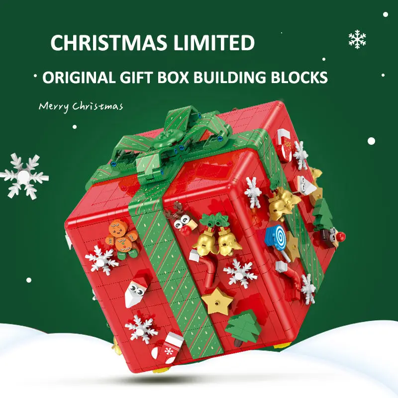 GULY 60506 Christmas Gift Box - Mystery Building Bricks