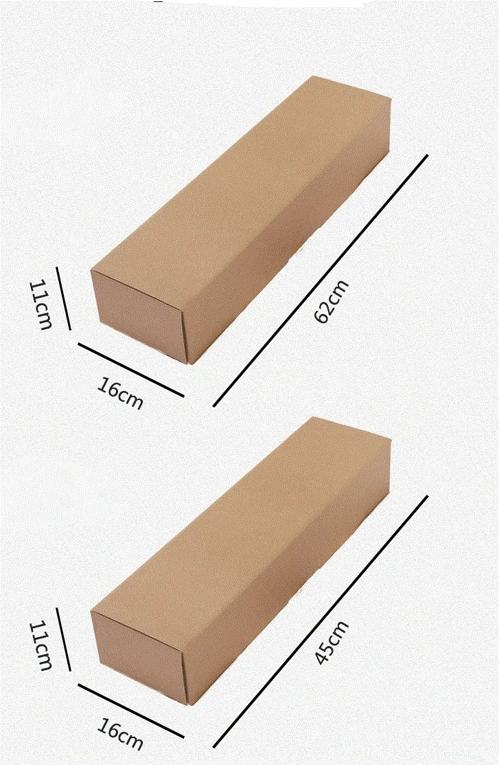 Качественная гофрированная прямоугольная картонная коробка Цветочная упаковочная