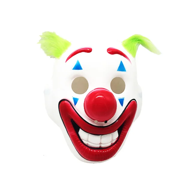 Wholesale Halloween Accesorios Costumes Adults Kids Cosplay Mask Clown Masquerade Scary Masks PVC Clown costume Joker Mask