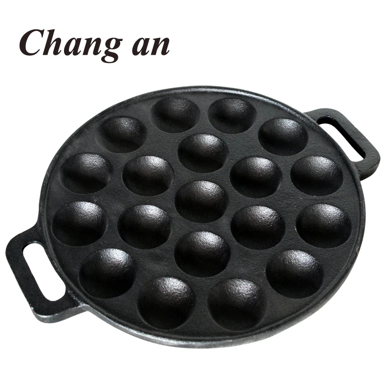 Hot Sale Baking Pan 19PCS Holes Cast Iron Poffertjes Pan - China Poffertjes  Pan and Baking Pan price