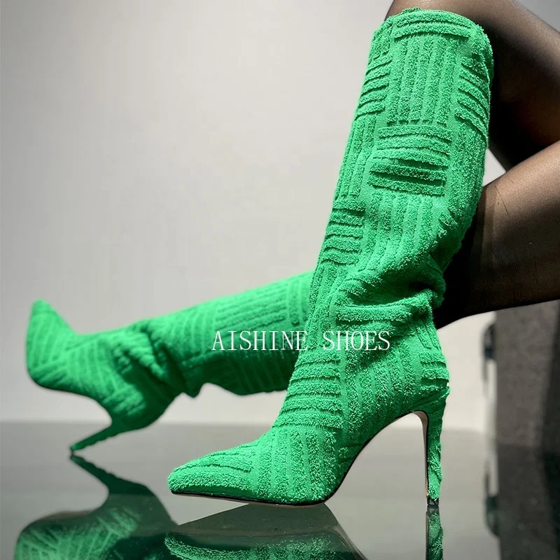 winter green heels