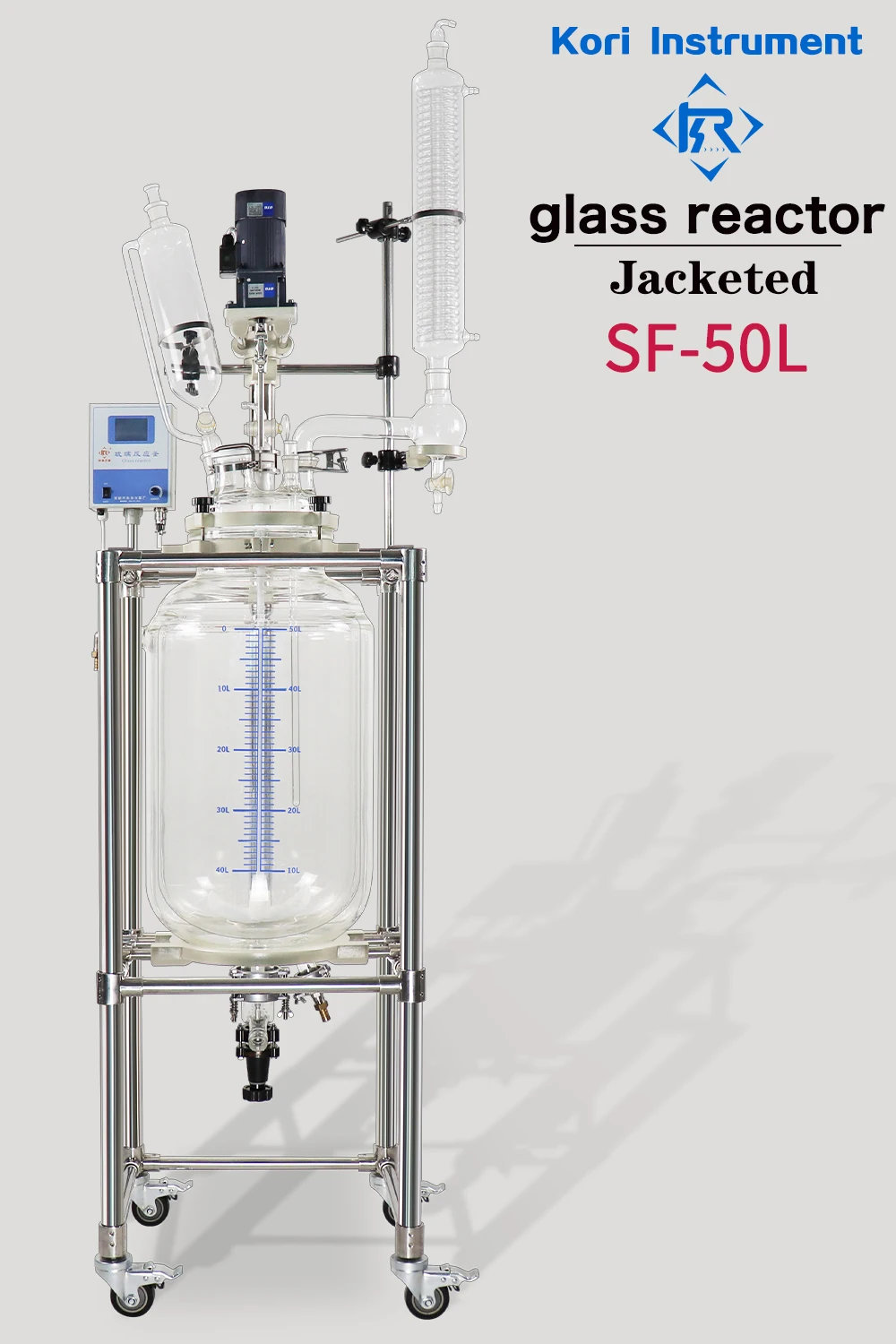 Sf50l Laboratory Crystallization Glass Reactor Distillation Kit With