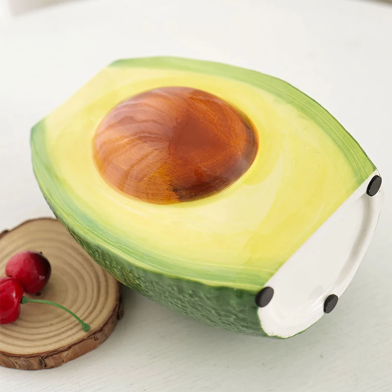 Ваза для фруктов авокадо