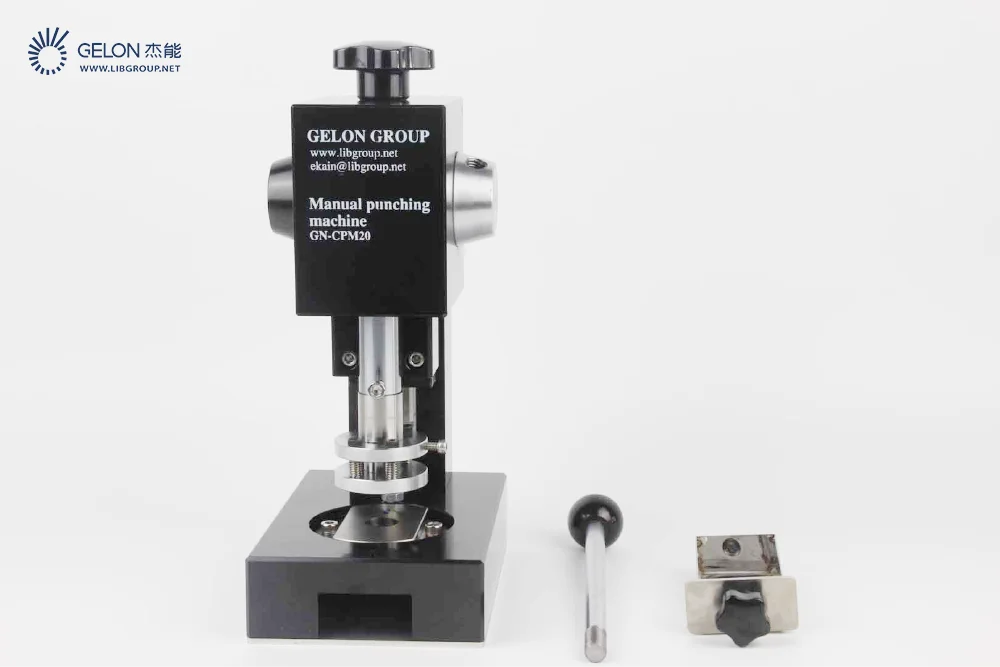 Manual Coin Cell Electrode Disc Cutting Machine Punching Machine for Coin Cell Battery Making