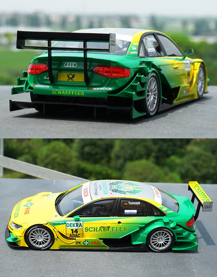 1:18 AUDI A4 DTM Rally Car Model - Special Price Diecast Toy