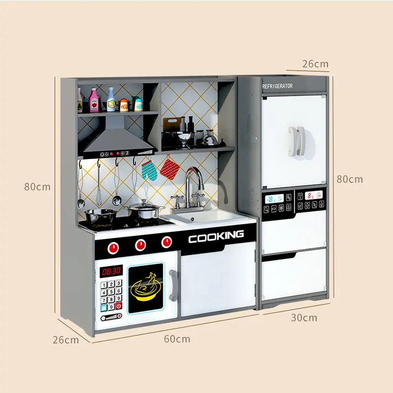 Лучшее качество и низкая цена, новый дизайн, ролевая игра, кухонная игрушка 3 в 1, пластиковые Кухонные Игрушки, игровой набор для детей