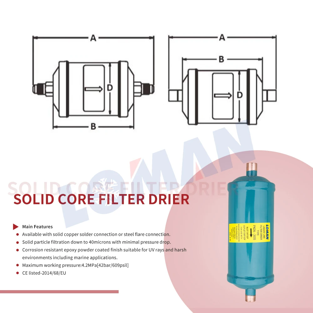 Loman Refrigeration Compressor Oil Filter Drier Buy Refrigeration Oil