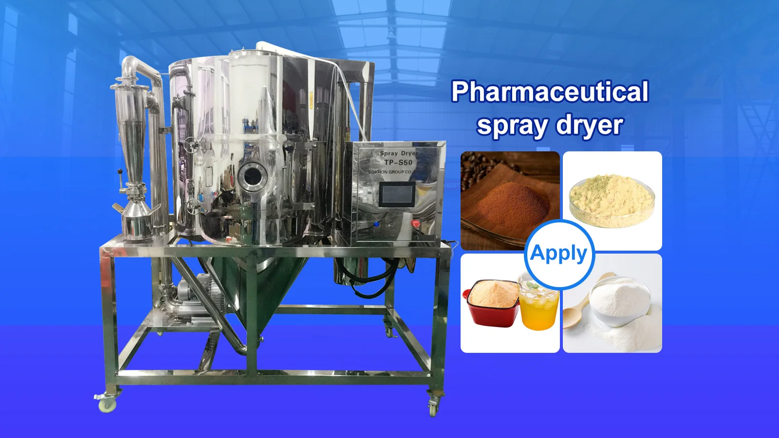 Egg Powder Make Machine Spray Drying Machine Price Pilot Spray Dryer