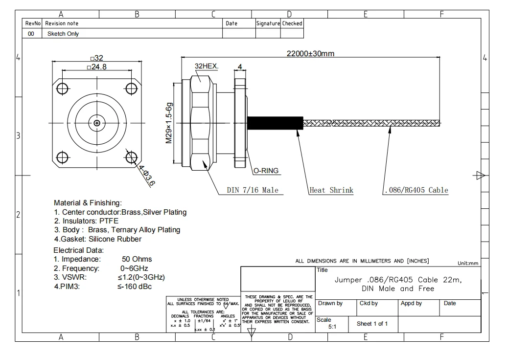 16 male connector for 086 and rg405 cable-2