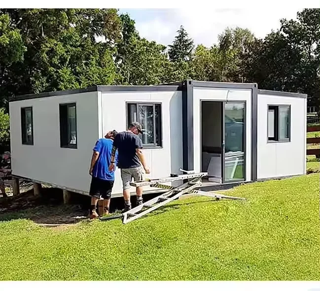 Phòng ngủ sang trọng Dongji Có thể mở rộng Nhà container Prefab Độ ổn định cao Làm bằng thép và Tấm sandwich Dùng cho căn hộ