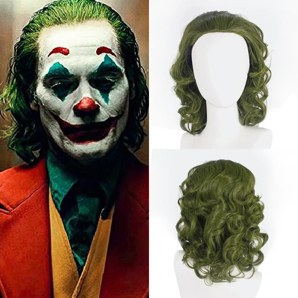 Movie Character Joker Cosplay Party Wig Halloween Mixed Green Short Curly  Synthetic Wig - Buy Movie Character Joker Cosplay Wig,Curly Synthetic  Wig,Halloween Mixed Green Wig Product on Alibaba.com