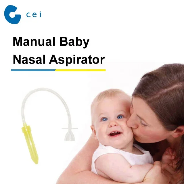 Newborn Baby Care Nose Relief Manual Sputum Nose Sucker Gentle Nose ...