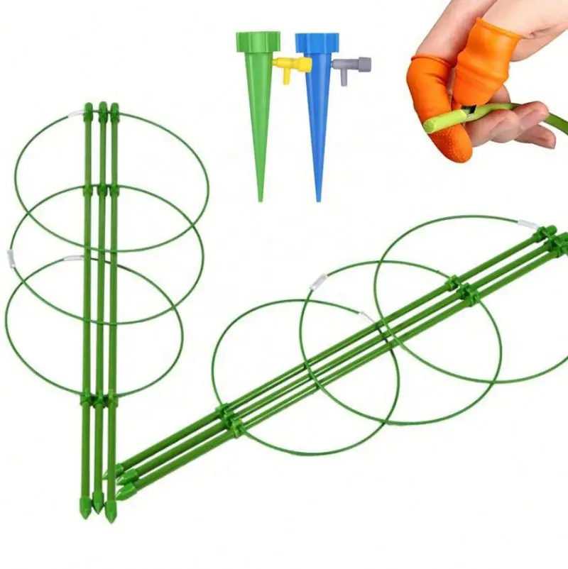 45cm 60cm Kunststoff Kletter rebe Rack Pflanzen käfig Topf Stütz ring Rahmen Kletter pfahl Halterung Blumen Tomaten Pfingstrose Rose| Alibaba.com